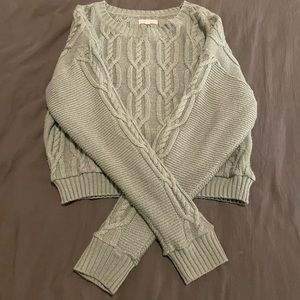 LA Hearts green sweater